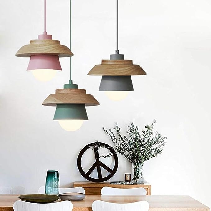 Olivia | Kitchen Pendant Lighting with Nordic Wood 4