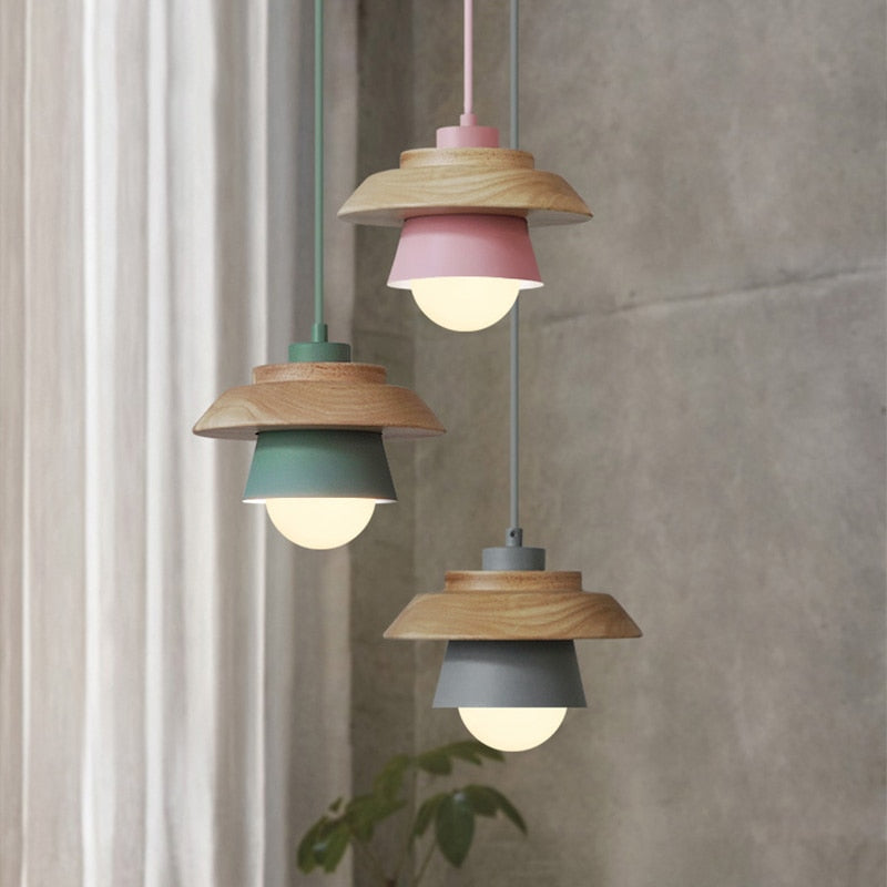 Olivia | Kitchen Pendant Lighting with Nordic Wood 8