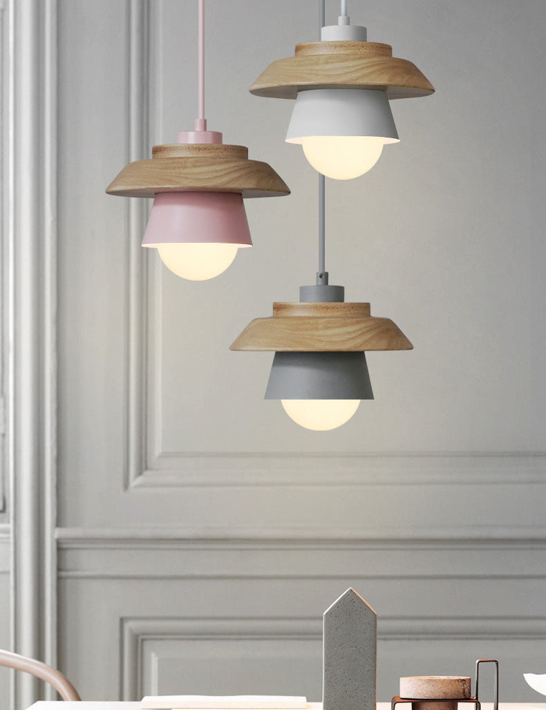 Olivia | Kitchen Pendant Lighting with Nordic Wood 9
