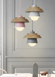 Olivia | Kitchen Pendant Lighting with Nordic Wood 9