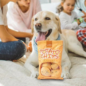 Plush Dog Toys Potato Chip Set Interactive Play Chewing