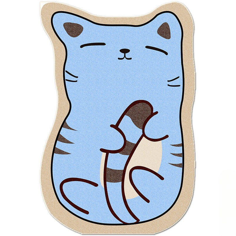 Plush Soft Cartoon Rug | Washable & Durable Animal Design 0