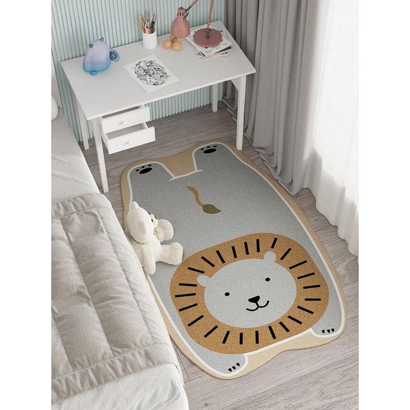 Plush Soft Cartoon Rug | Washable & Durable Animal Design 2