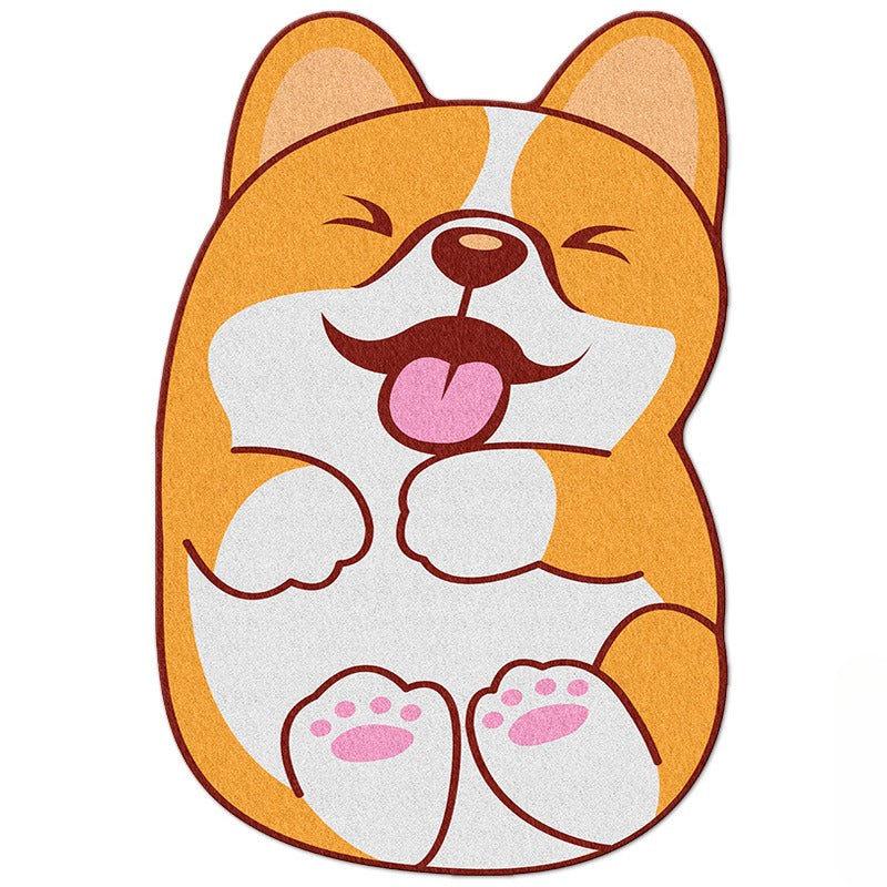Plush Soft Cartoon Rug | Washable & Durable Animal Design 29