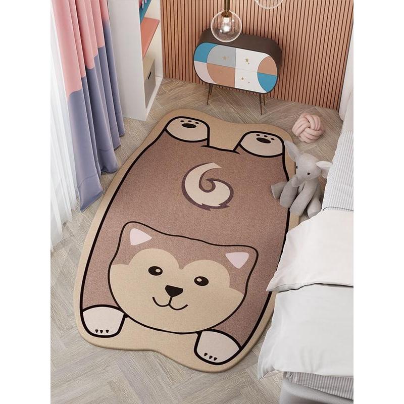 Plush Soft Cartoon Rug | Washable & Durable Animal Design 3