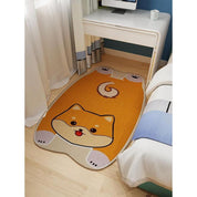 Plush Soft Cartoon Rug | Washable & Durable Animal Design 4