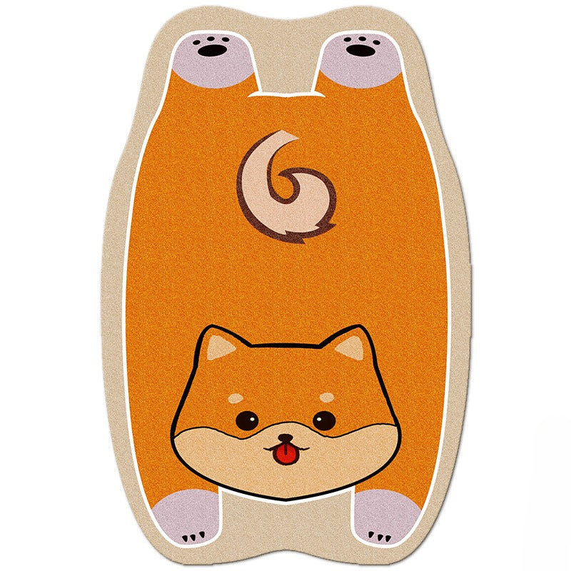 Plush Soft Cartoon Rug | Washable & Durable Animal Design 7