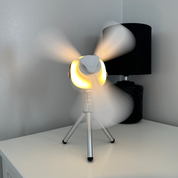 Portable Mini Ceiling Fan | LED Light & Remote Control 3