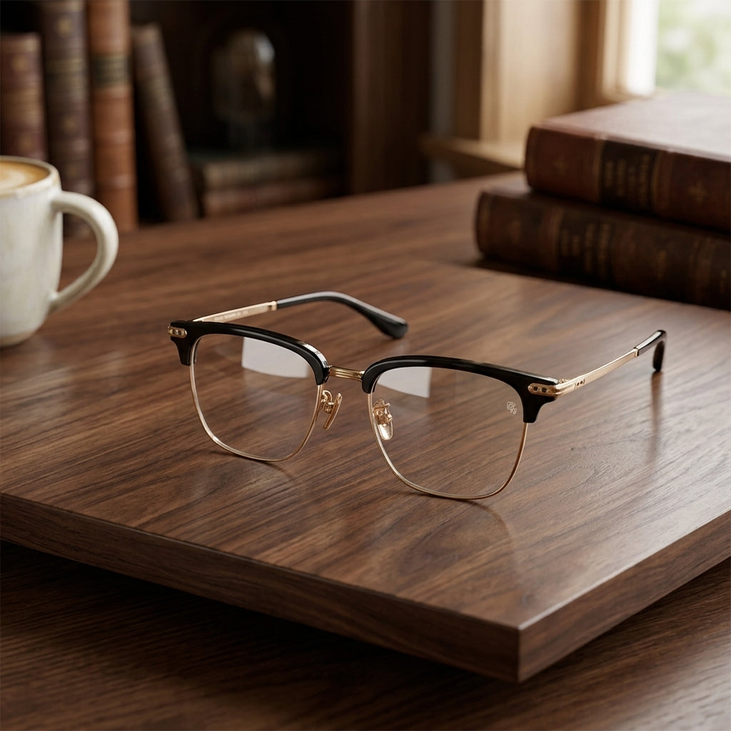 Reading Glasses Titanium Frame Stylish Vision Correction