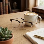 Reading Glasses Titanium Frame Stylish Vision Correction
