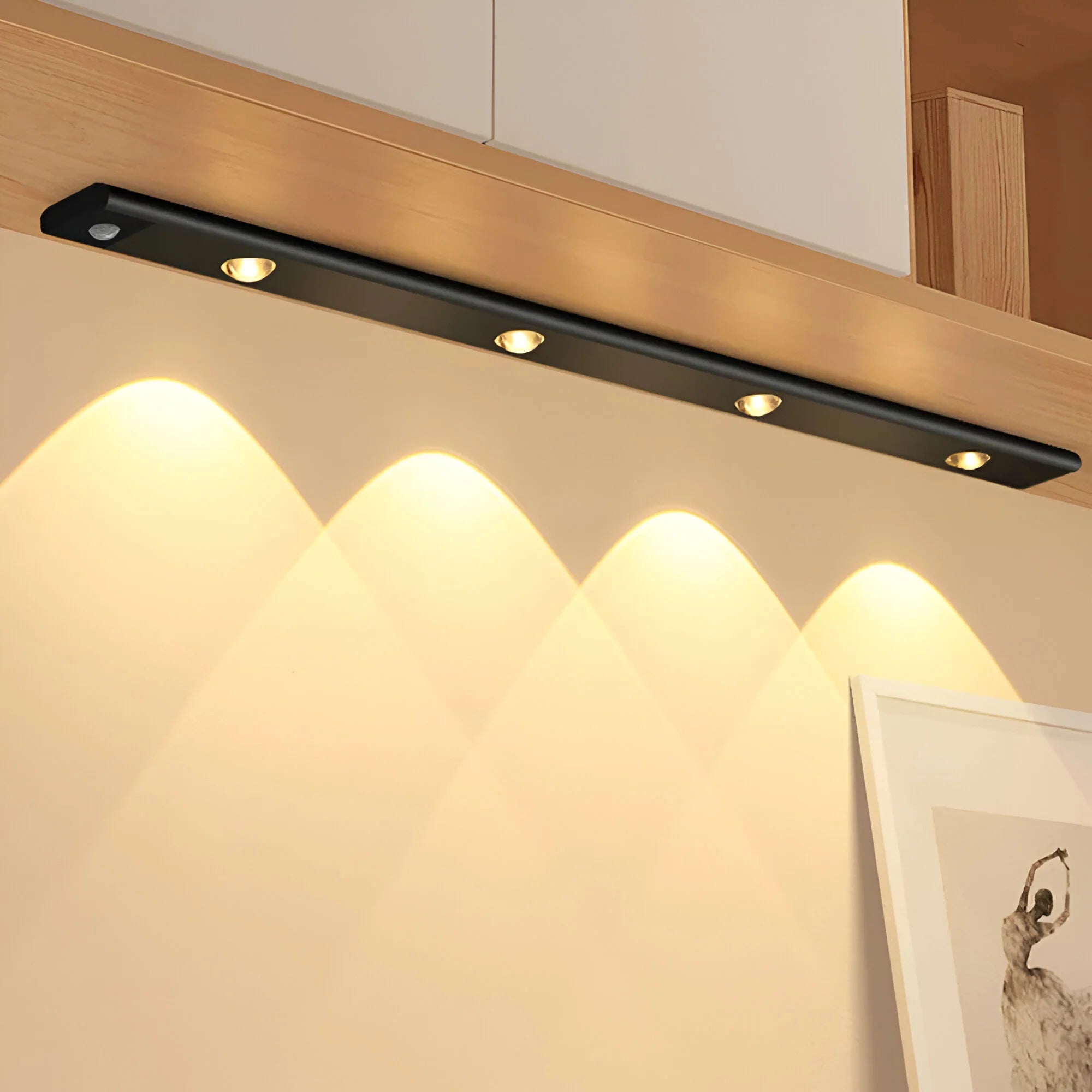 Rechargeable LED Motion Sensor Light | Customizable Ambiance & USB Powered 0