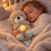 Relaxing Plush Toy Breathing Light Soothing Sleep