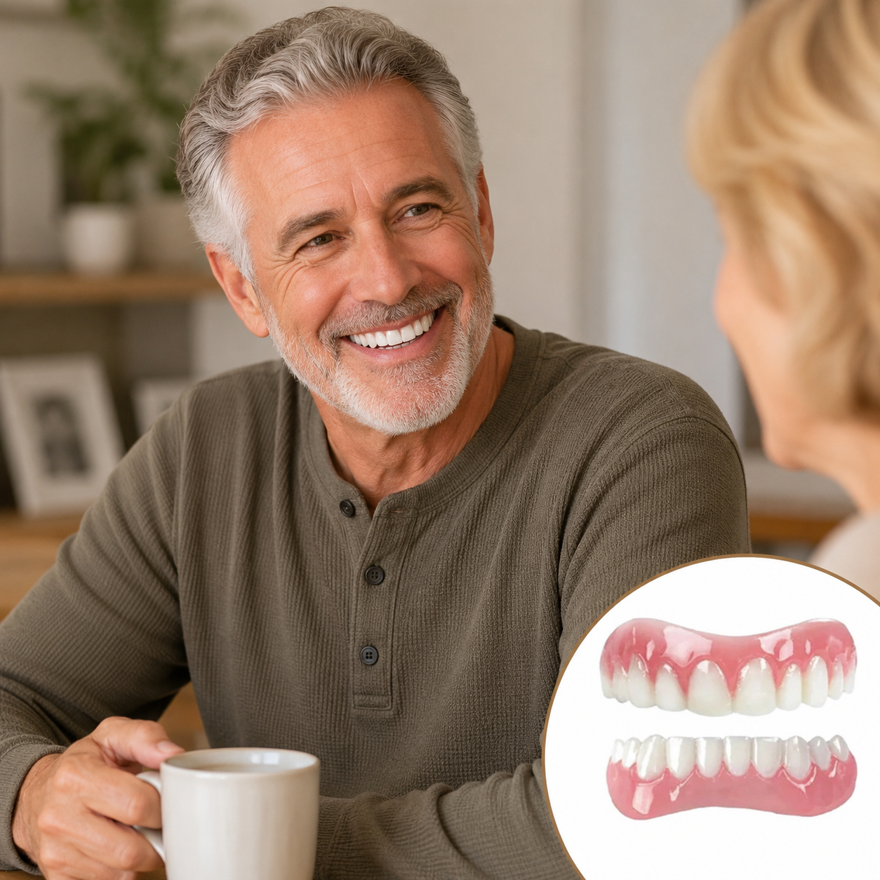 Removable Dental Prosthesis Natural Comfortable Fit