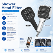 Shower Head Filter High Pressure Water Saving Design