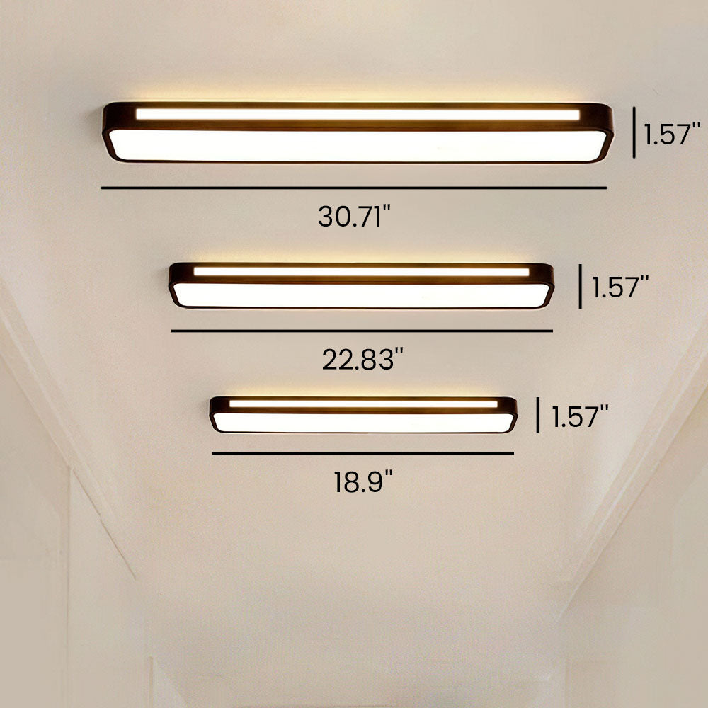 Sleek LED Ceiling Light Fixture | Nordic Minimalist Design 5