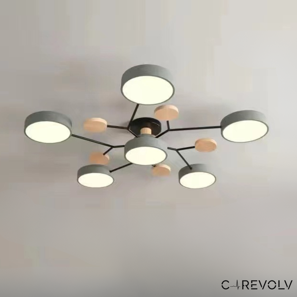 Sleek Modern Chandelier Light | Adjustable Brightness & High-Lumen Output 1