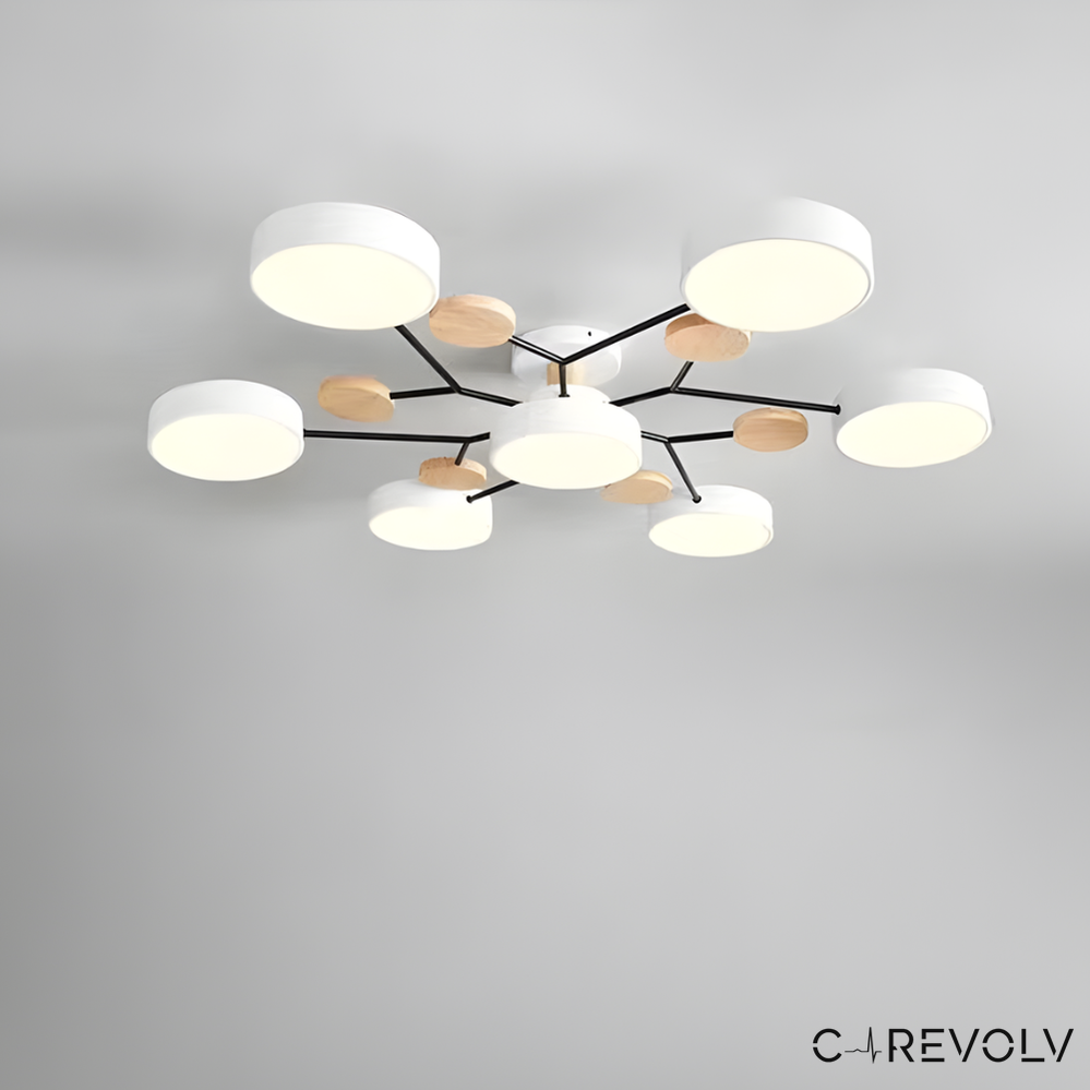 Sleek Modern Chandelier Light | Adjustable Brightness & High-Lumen Output 15
