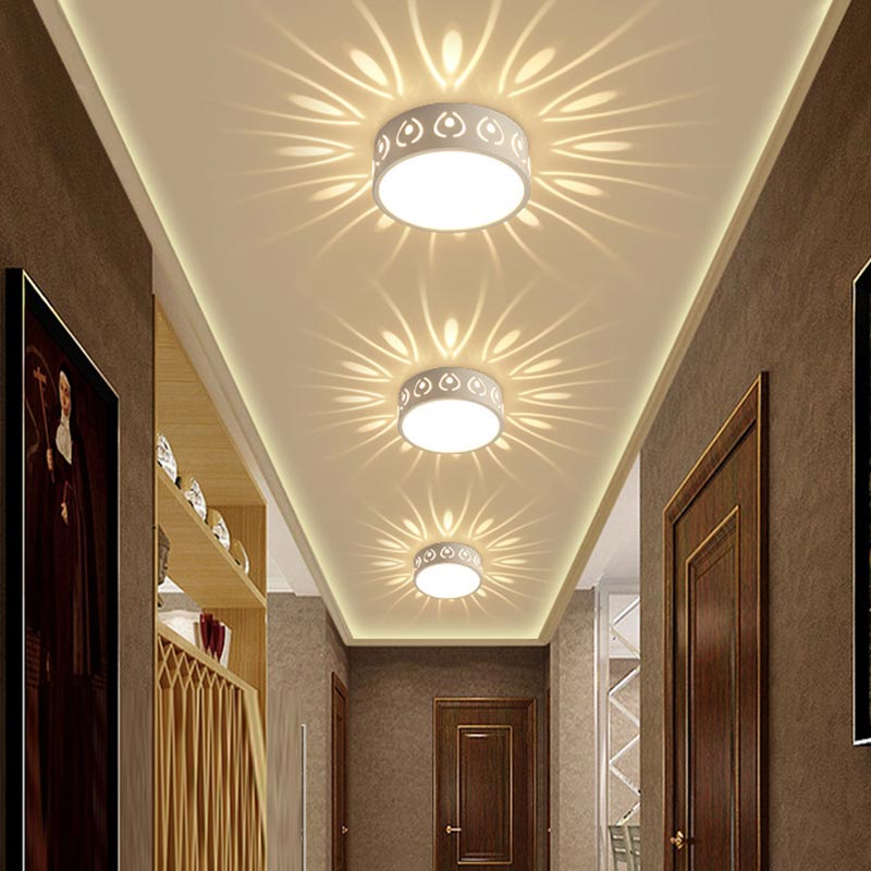 Sleek Modern LED Ceiling Light | Flush Mount Fixture & Energy Efficient 0