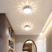 Sleek Round Flush Mount Ceiling Light | Energy-Efficient LED Fixture 0