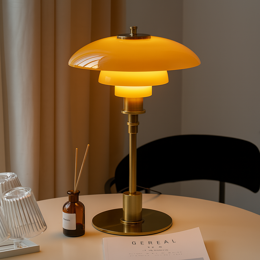 Sleek Scandinavian Table Lamp | LED Bedside or Desk Light 0