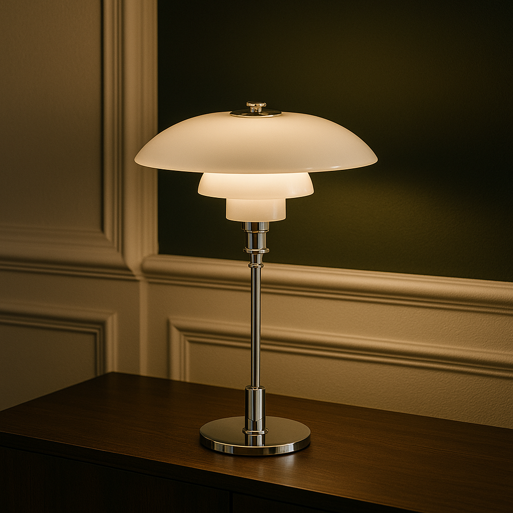 Sleek Scandinavian Table Lamp | LED Bedside or Desk Light 1