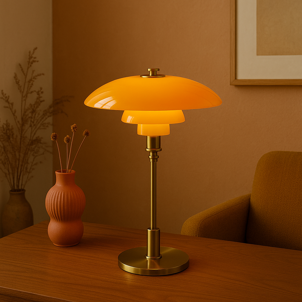 Sleek Scandinavian Table Lamp | LED Bedside or Desk Light 2