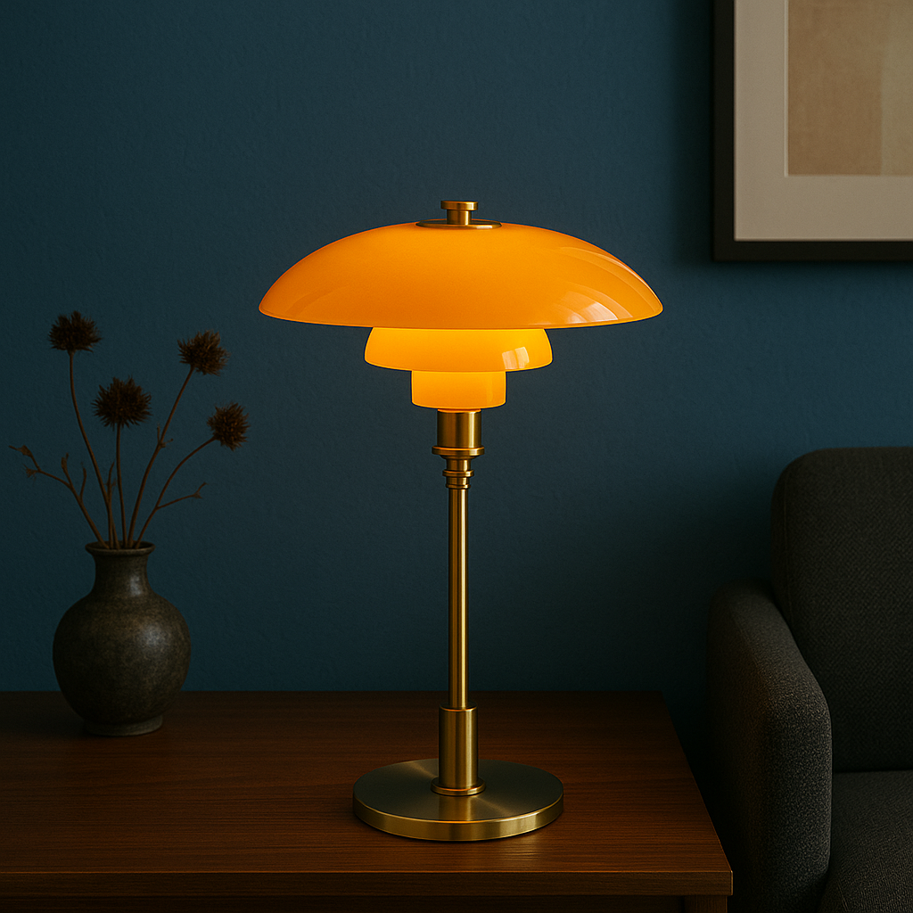 Sleek Scandinavian Table Lamp | LED Bedside or Desk Light 4