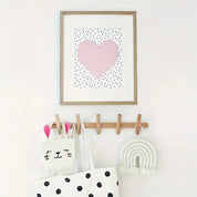 Sleek Scandinavian Wall Rack | Solid Oak Organizer 2