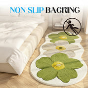 Soft Floral Area Rug | Non-Slip & Easy-Care Design 6