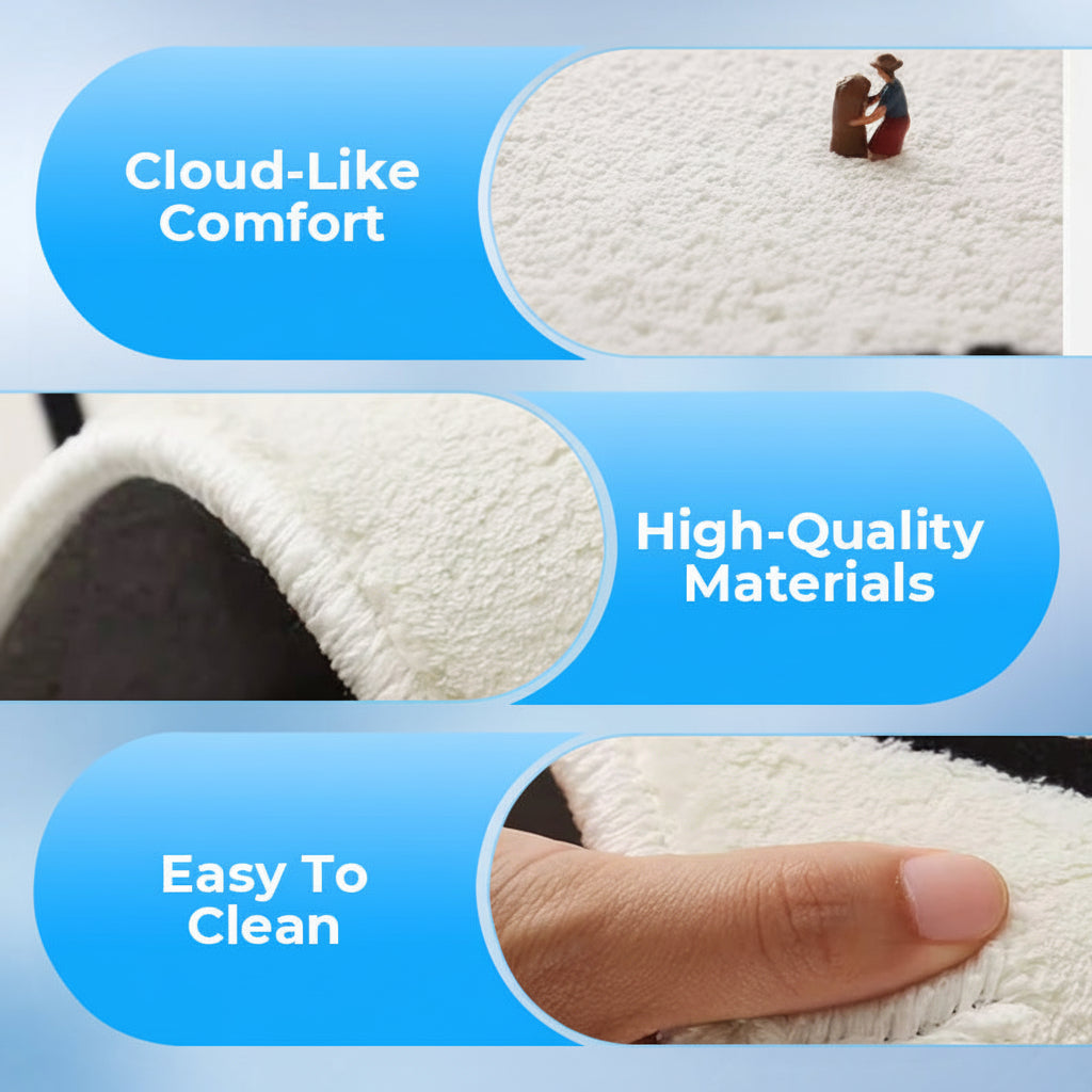 Soft Floral Area Rug | Non-Slip & Easy-Care Design 7