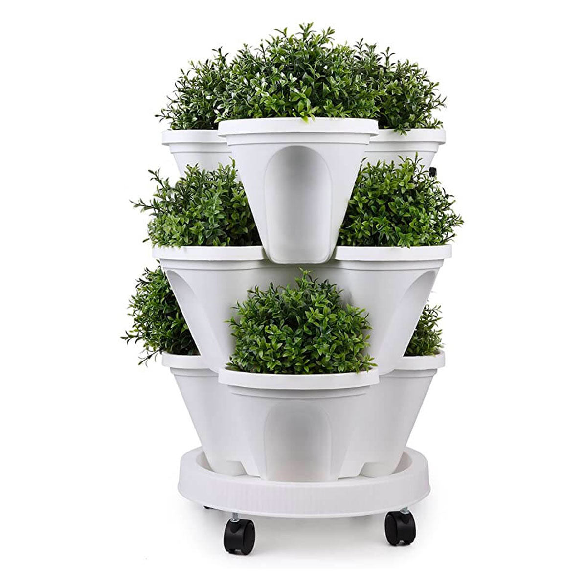 Space-Saving Stackable Plant Pots | Vertical Garden Planters 0