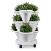Space-Saving Stackable Plant Pots | Vertical Garden Planters 0