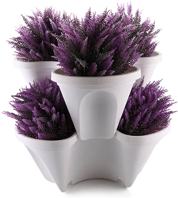 Space-Saving Stackable Plant Pots | Vertical Garden Planters 6