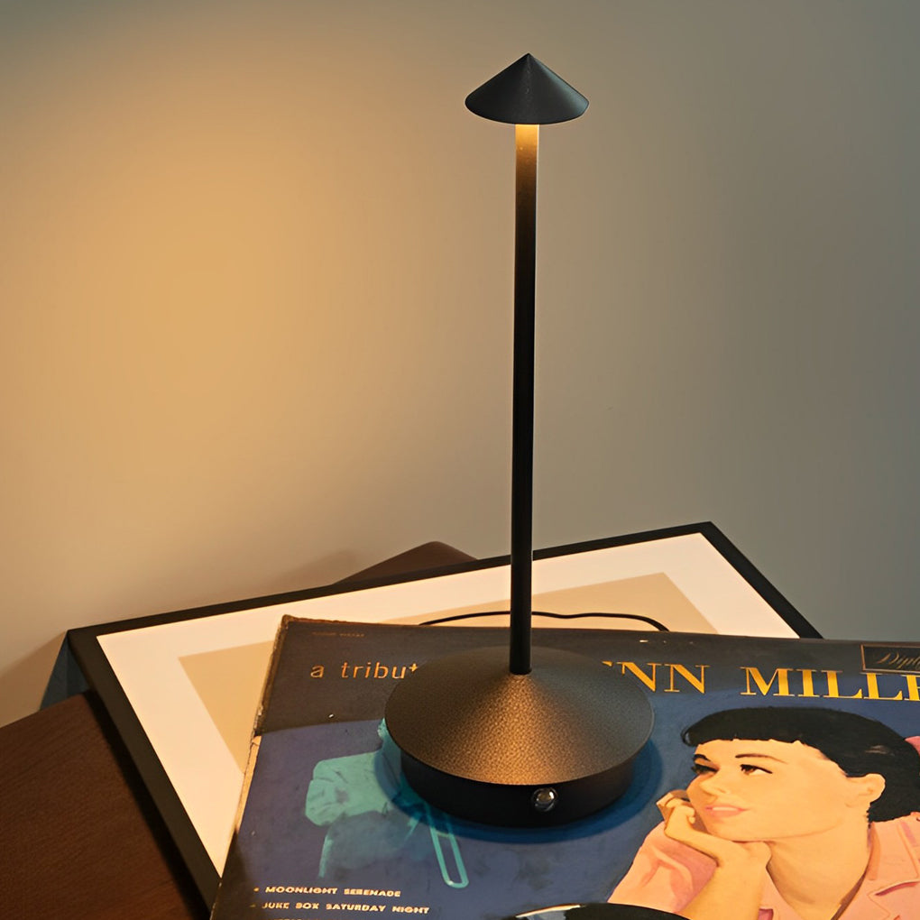 Stylish Dimmable Table Lamp | USB Rechargeable & Battery Operated 1