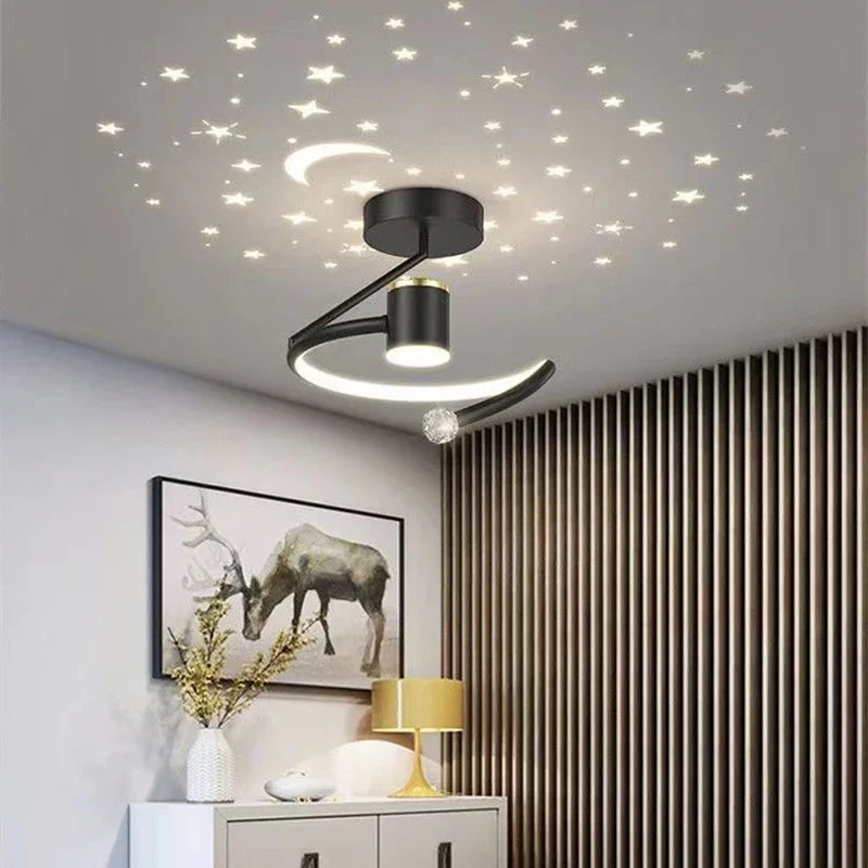 Stylish LED Ceiling Light | Starry Sky Effect & Dimmable 1