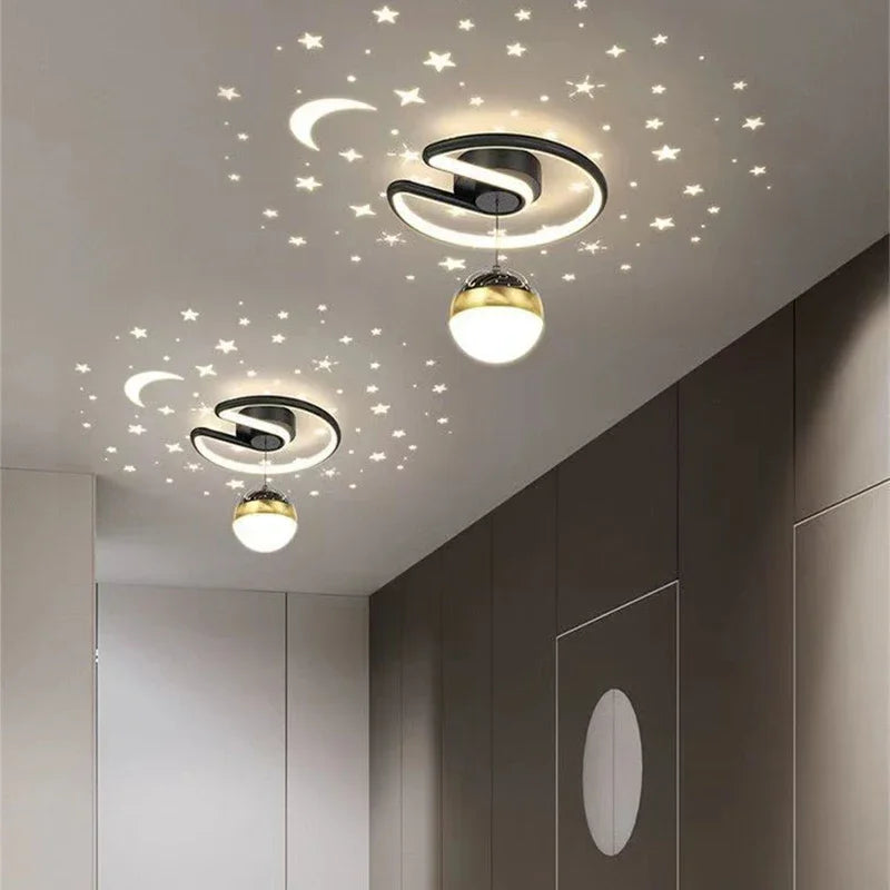 Stylish LED Ceiling Light | Starry Sky Effect & Dimmable 2
