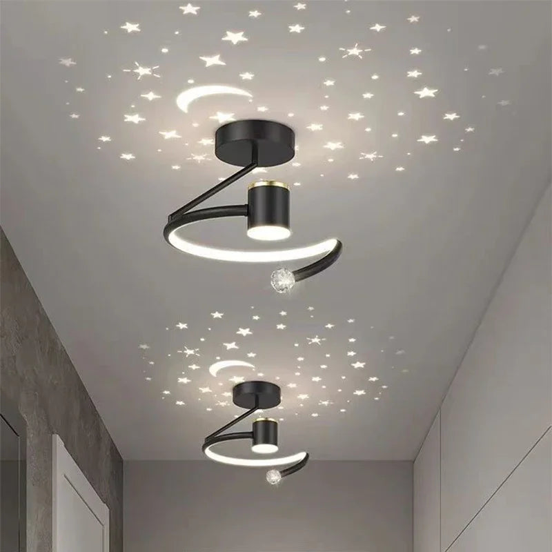 Stylish LED Ceiling Light | Starry Sky Effect & Dimmable 3