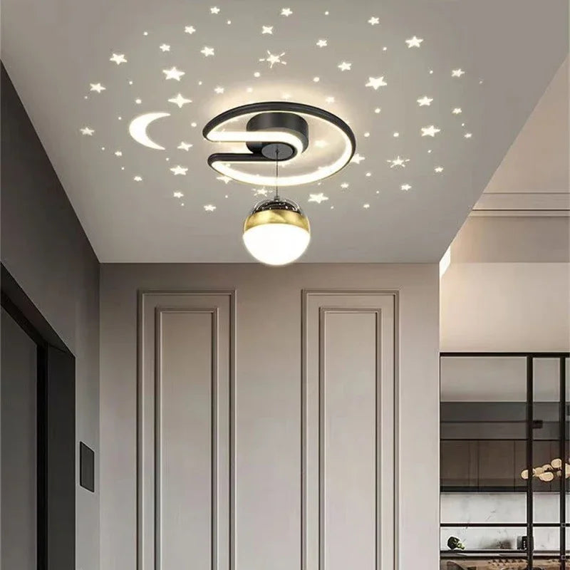 Stylish LED Ceiling Light | Starry Sky Effect & Dimmable 6