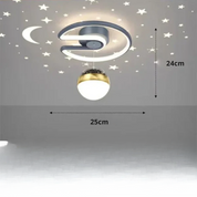 Stylish LED Ceiling Light | Starry Sky Effect & Dimmable 7