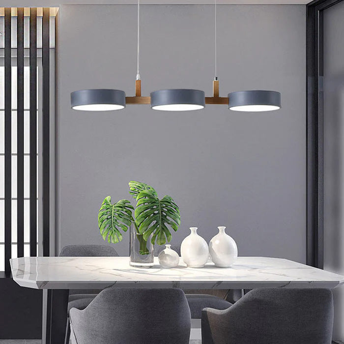 Stylish Nordic Flush Ceiling Light | Modern Iron & Wood Design 14