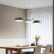 Stylish Nordic Flush Ceiling Light | Modern Iron & Wood Design 2