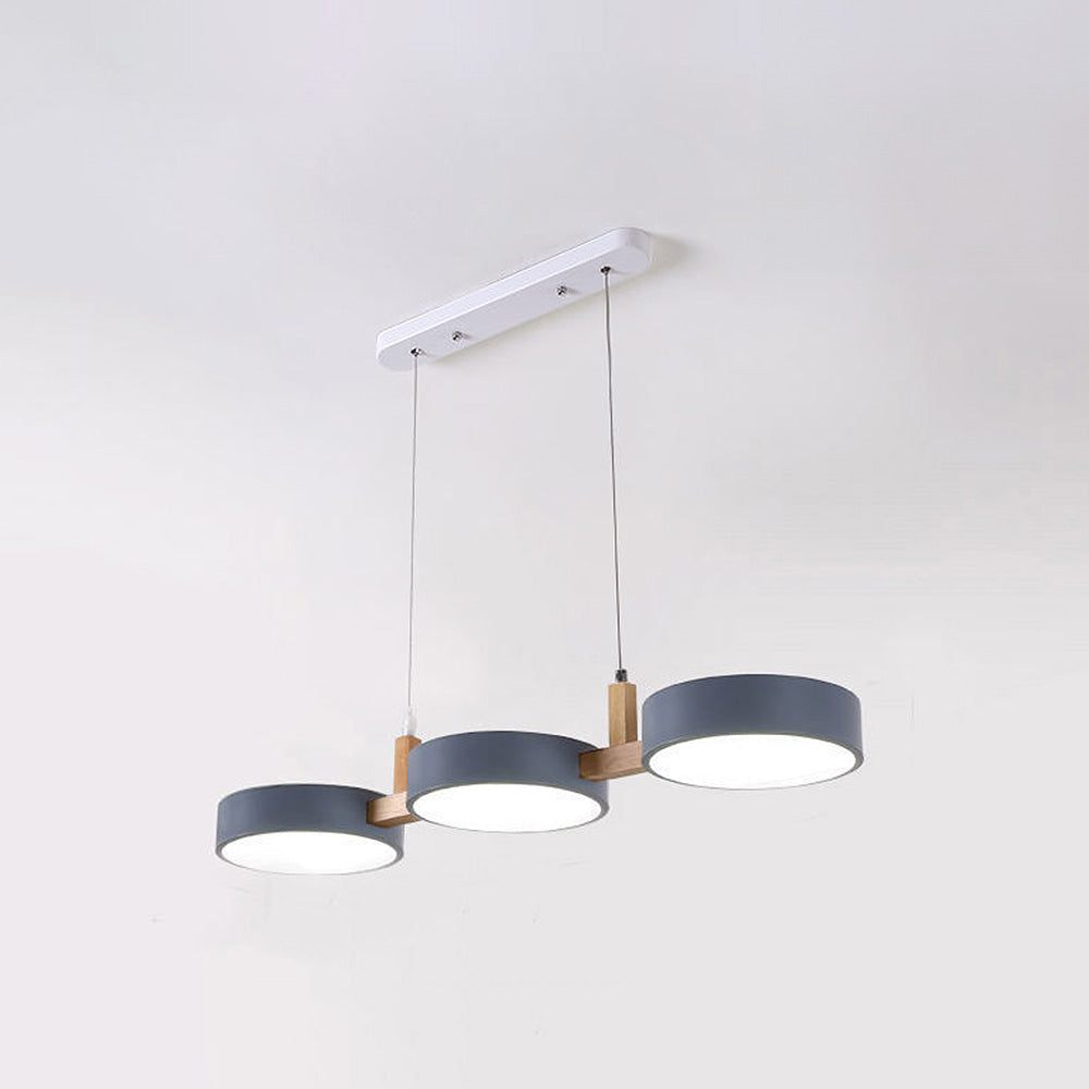 Stylish Nordic Flush Ceiling Light | Modern Iron & Wood Design 8