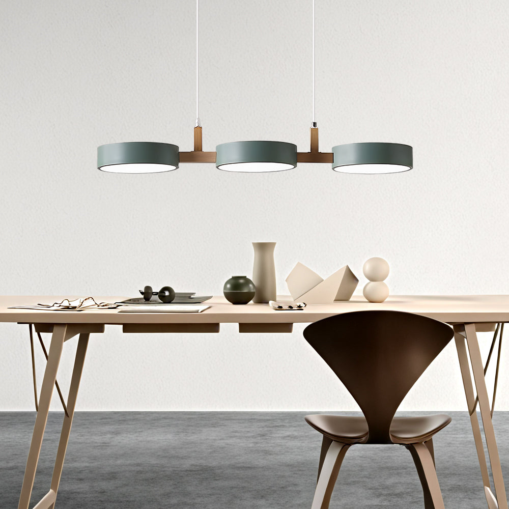 Stylish Nordic Flush Ceiling Light | Modern Iron & Wood Design 9