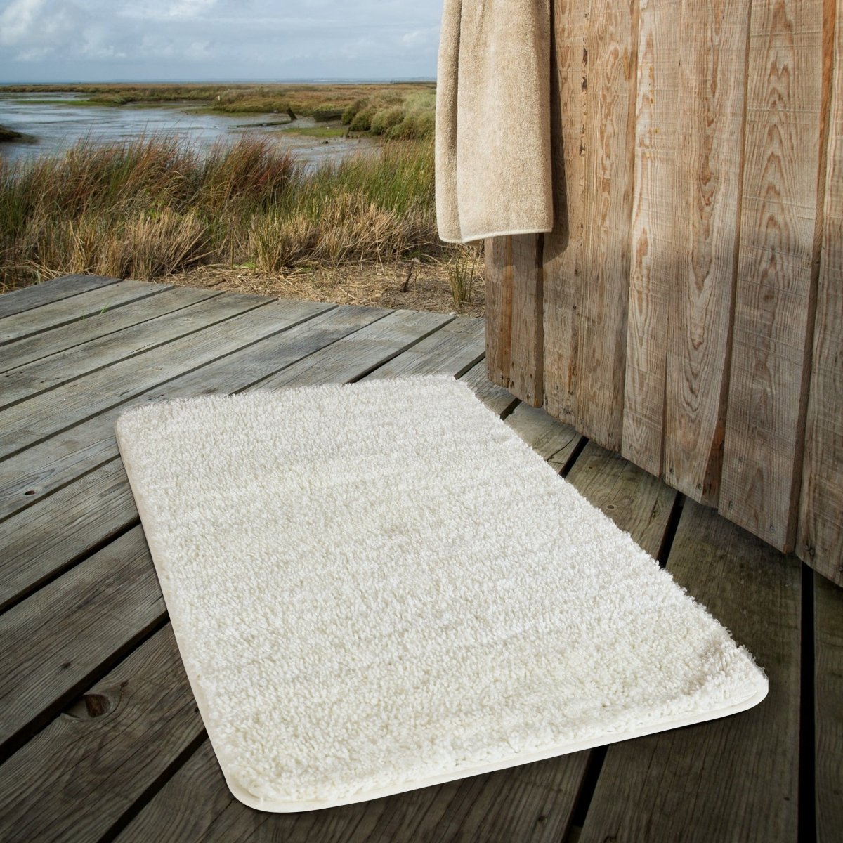 Super Absorbent Microfiber Bath Mat | Non Slip & Ultra Soft 13