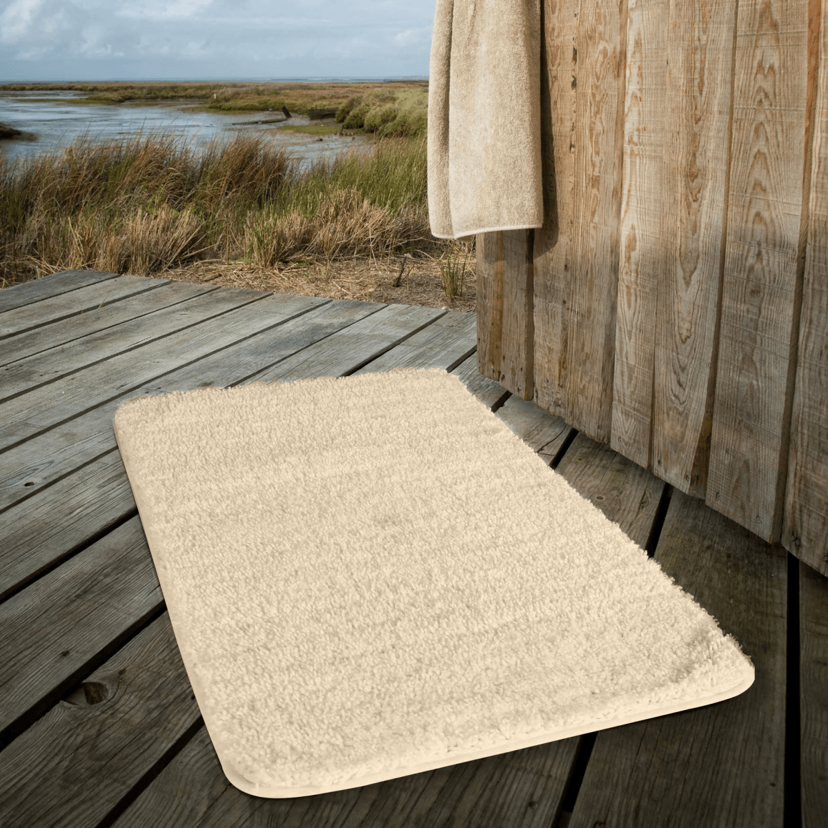 Super Absorbent Microfiber Bath Mat | Non Slip & Ultra Soft 16