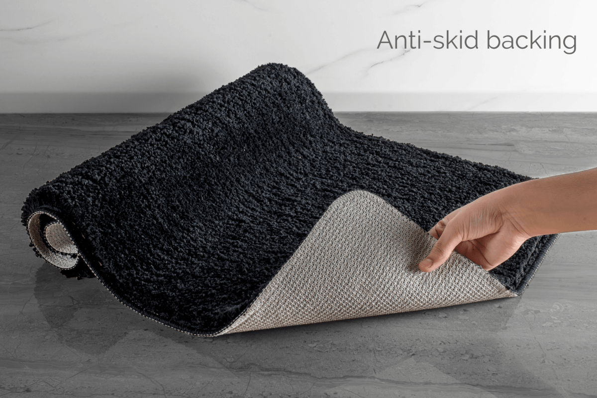 Super Absorbent Microfiber Bath Mat | Non Slip & Ultra Soft 4
