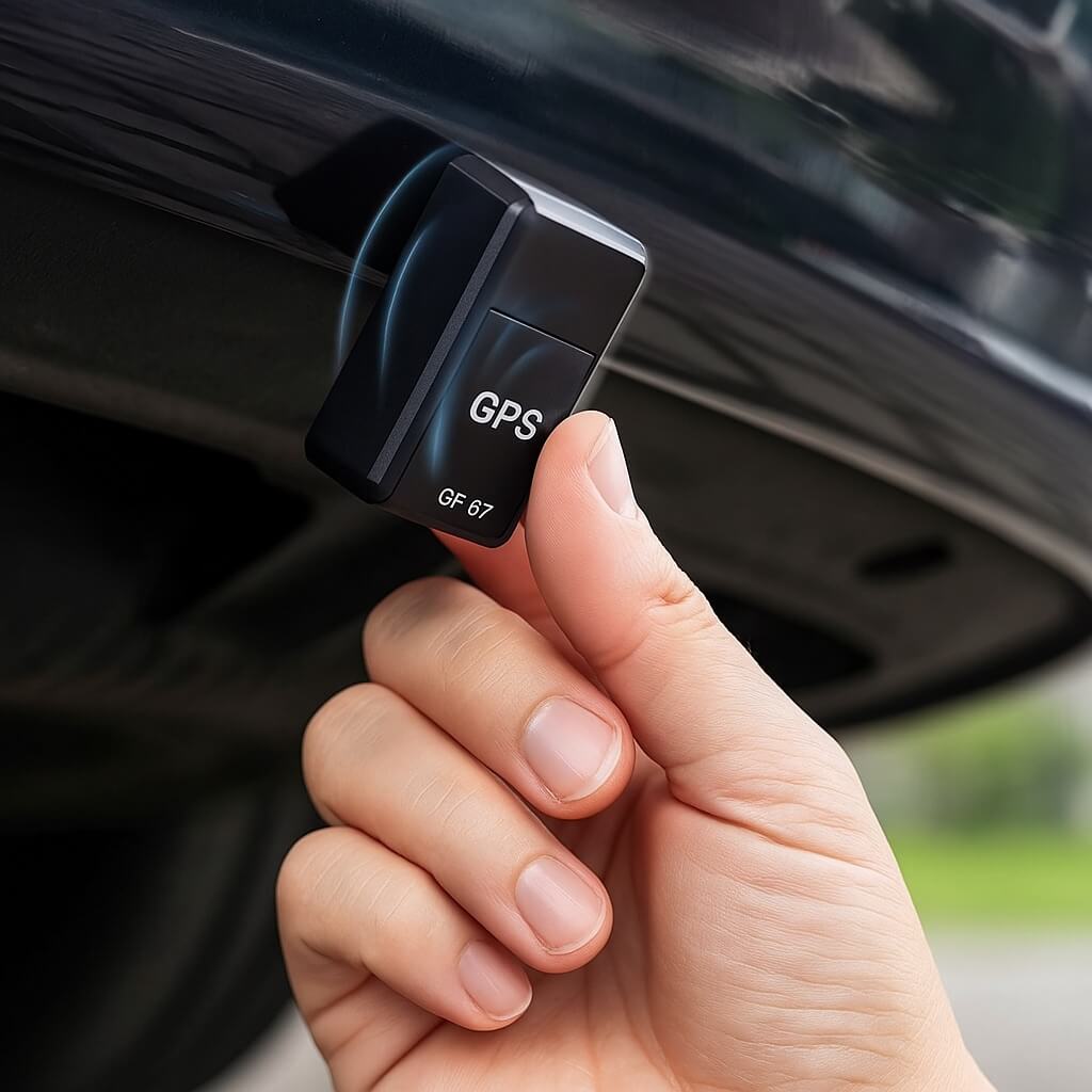 Ultra-Compact Magnetic GPS Tracker | Real-Time Car Tracking Device 1