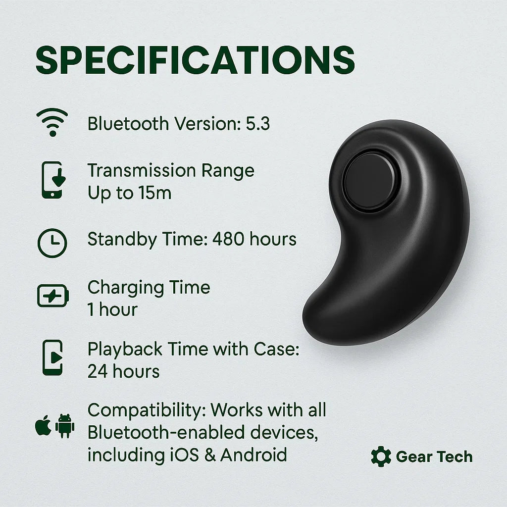 Ultra-Light Wireless Headphones | Bluetooth 5.3 Noise Cancelling 4