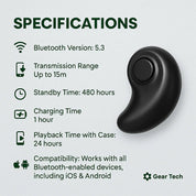 Ultra-Light Wireless Headphones | Bluetooth 5.3 Noise Cancelling 4