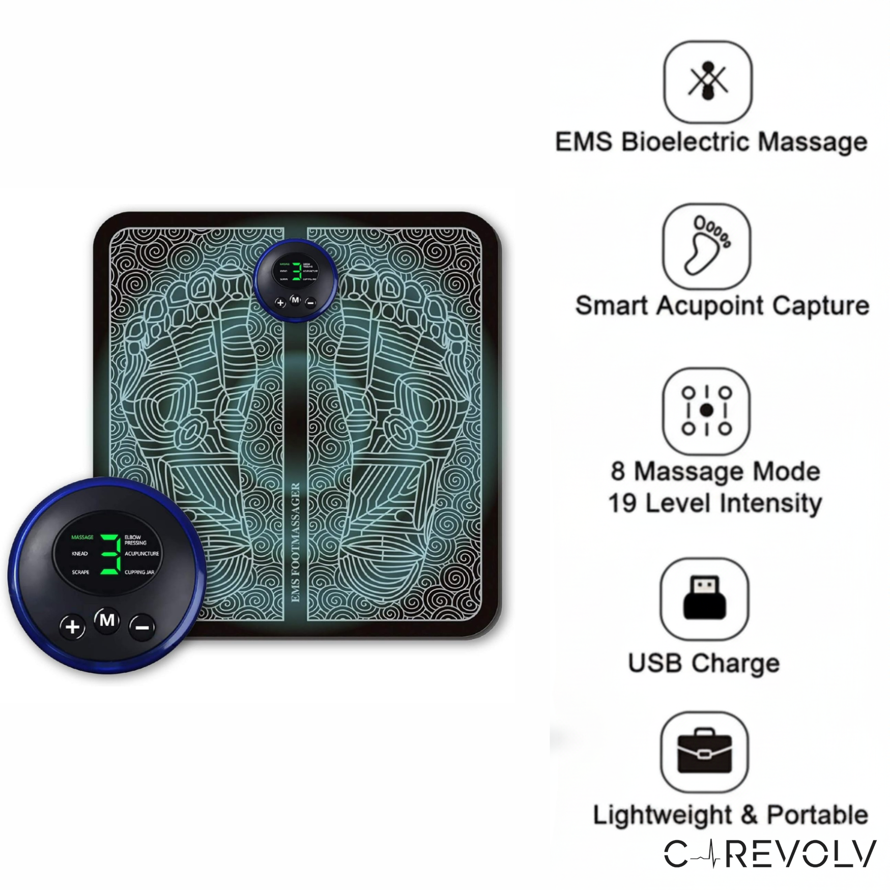 Intense EMS Foot Massager | Muscle Relaxation & Blood Circulation